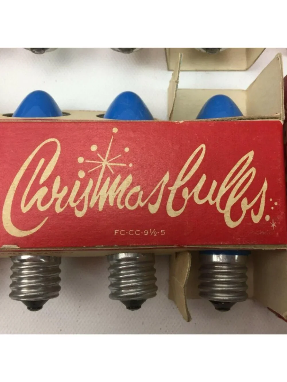 Vintage Westinghouse Christmas Bulbs D14 C-9 1/2 or Hanukkah Blue Lights 4 Sets